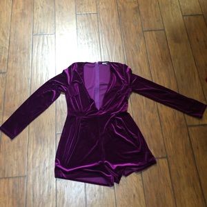 Velvet romper